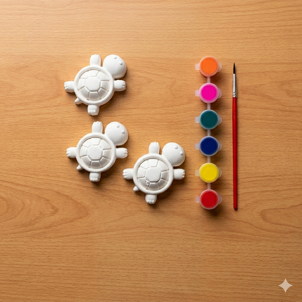Kids Creative Turtles Paint & Play Kit