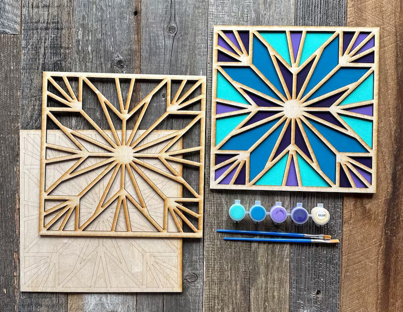 DIY Mosaic Pattern Decor Painting Kit