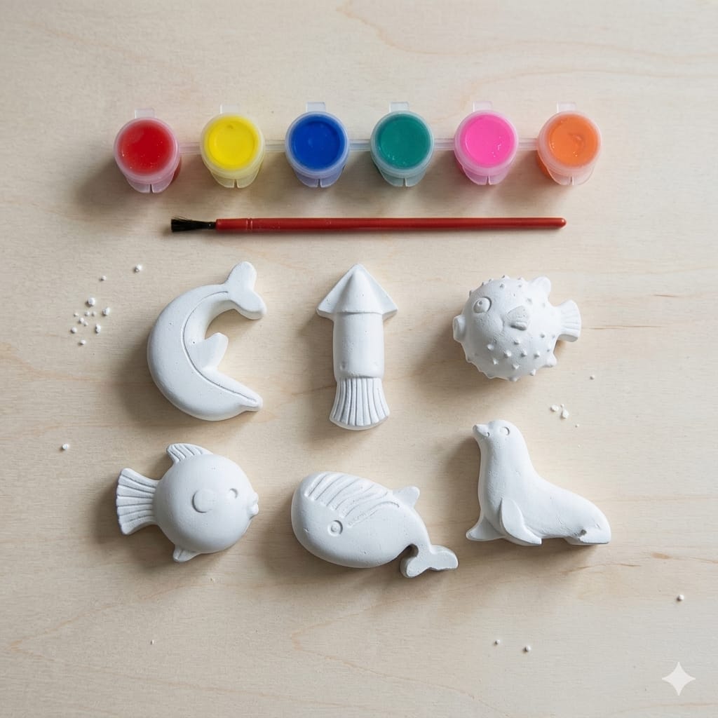 Kids Ocean Friends Paint Kit Paint & Play Kit