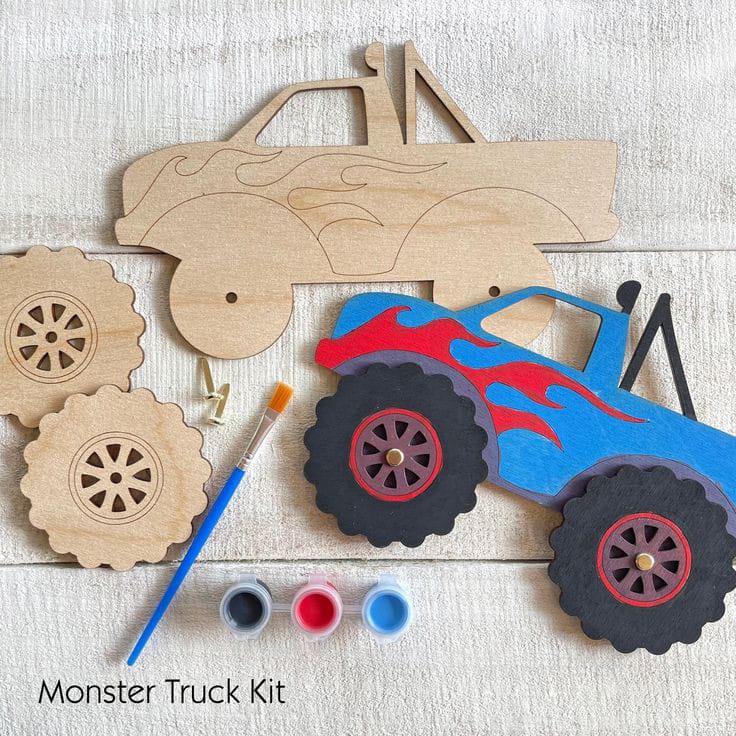 Monster Truck Vehicle Paint Kits
