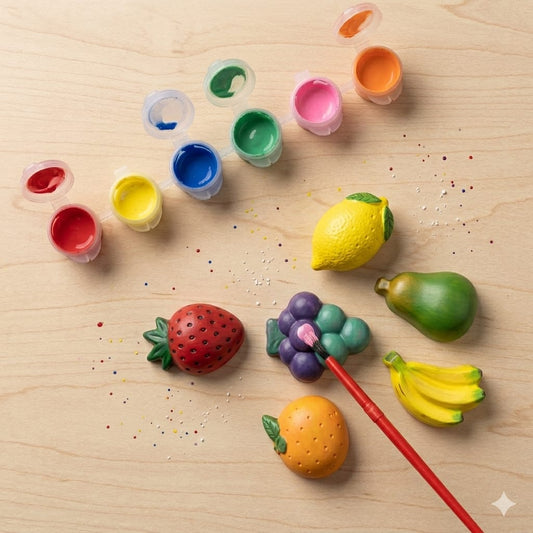 Kids Creative  fruit Paint & Play Kit