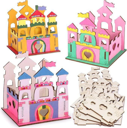 Build & Paint Wooden Castle Crafts Kit